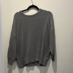 Old Navy Gray Crew Neck Sweater
